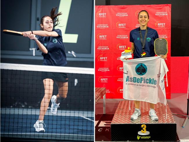 Paula Clemente durante su participación en el Campeonato de España de clubes