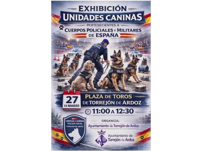 Exhibición de las unidades caninas de los principales Cuerpos Policiales y Militares de España