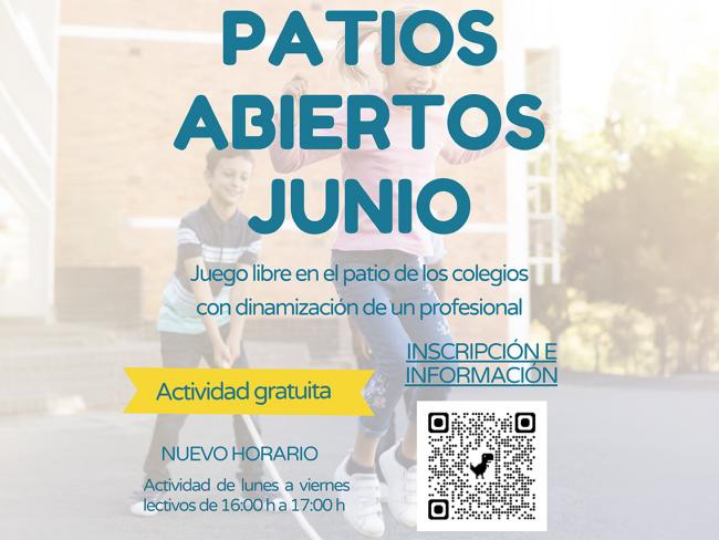 Nuevo horario de Patios Abiertos